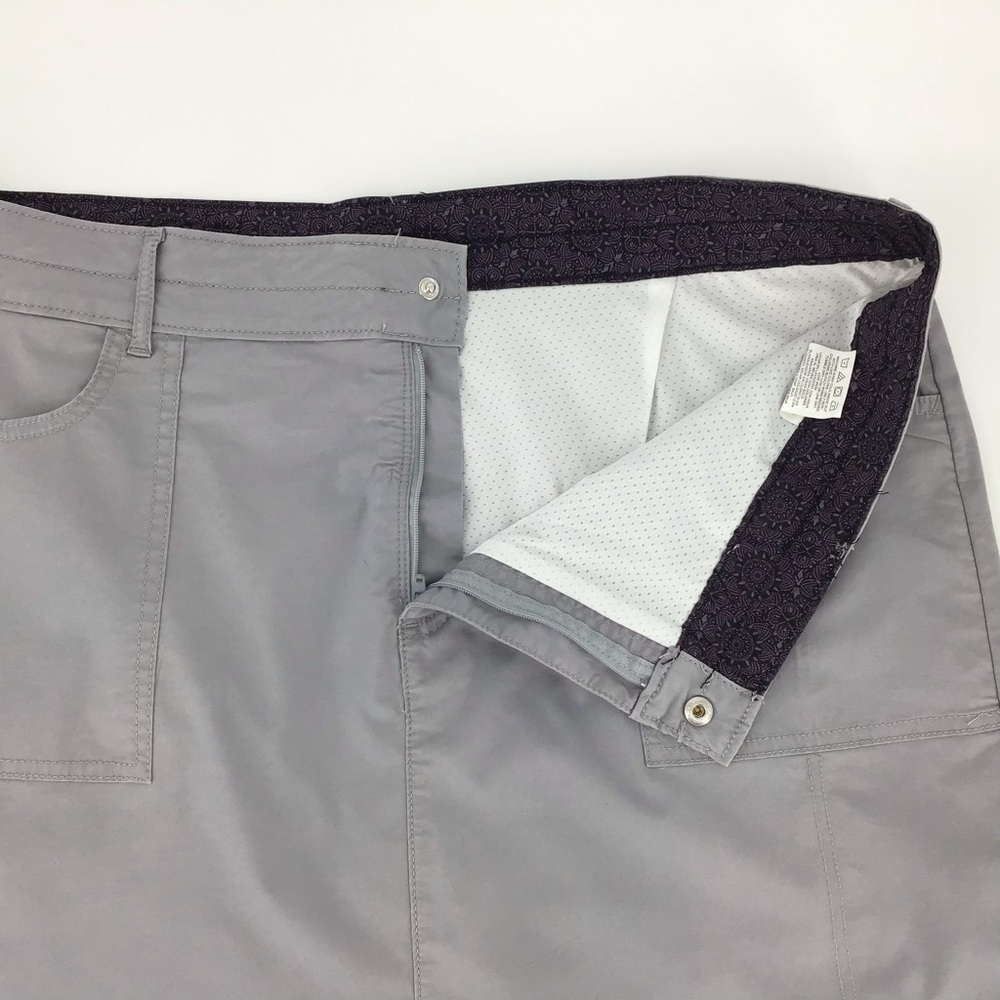 Lee Straight Fit Aleesa Skort, Alloy Grey, 18 - Picture 7 of 13